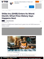 Shiba Inu (SHIB) Enters Its Worst Month: What Price History Says Happens Next