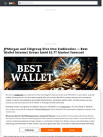 Best Wallet Interest Rises as JPMorgan and Citigroup Bet on $3.7T Stablecoin Future