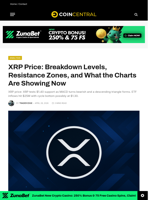 XRP Price: Breakdown Levels, Resistance Zones, and What the Charts Are Showing Now - CoinCentral