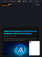 ALGO Price Prediction: $0.135 Breakout Imminent as Shorts Face Squeeze - Blockchain.News