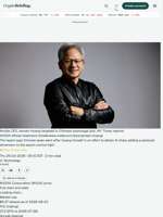 Nvidia CEO Jensen Huang targeted in Chinese espionage plot, NY Times reports