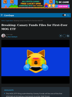 Breaking: Canary Funds Files for First-Ever MOG ETF
