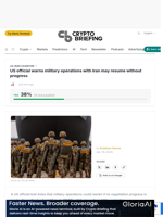 US official warns military operations with Iran may resume without progress