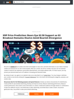 XRP Price Prediction: Bears Eye $2.58 Support as $3 Breakout Remains Elusive Amid Bearish Divergence - Brave New Coin