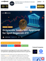 Grayscale Seeks SEC Approval for Spot Dogecoin ETF | Live Bitcoin News