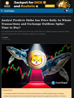 Analyst Predicts Shiba Inu Price Rally As Whale Transactions and Exchange Outflows Spike- Time to Buy?