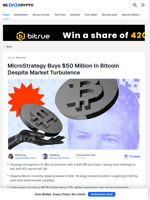 MicroStrategy Buys More Bitcoin Again