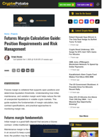 Futures Margin Calculation Guide: Position Requirements and Risk Management