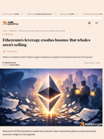 Ethereum’s leverage exodus booms: But whales aren’t selling - AMBCrypto