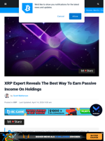 XRP Expert Reveals The Best Way To Earn Passive Income On Holdings | Bitcoinist.com