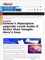 Solana’s Alpenglow upgrade could make it faster than Google: Here’s how - The Crypto News Wire