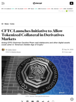 CFTC Launches Initiative to Allow Tokenized Collateral in Derivatives Markets - Decrypt