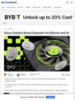 Tokyo Fashion Brand Expands Into Bitcoin and AI - BeInCrypto