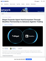 Bitget MuleRun AI Agentic Trading Assistant Partnership