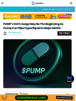 PUMP’s 144% Surge May Be The Beginning As Pump.Fun Flips Hyperliquid In Major Metric