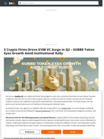 $10B VC Frenzy in Crypto – SUBBD Token Rides Institutional Wave