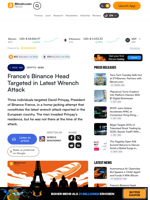 France's Binance Head Targeted in Latest Wrench Attack – Crypto News Bitcoin News