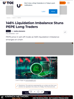 146% Liquidation Imbalance Stuns PEPE Long Traders