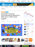 StealthEX Achieves Groundbreaking Milestone With Over 2,000 Listed Cryptos