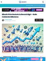 Bitcoin Price Rockets to Record High — Bulls Celebrate Milestone