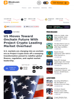 US Moves Toward Onchain Future With Project Crypto Leading Market Overhaul – Featured Bitcoin News