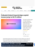 Polkadot linked Hyperbridge exploit losses jump to $2.5 million