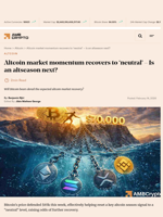 Altcoin market momentum recovers to ‘neutral’ - Is an altseason next? - AMBCrypto