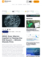 MEXC Exec Warns: Capital Is Fleeing the Old Guard — Bitcoin Stands Firm – Crypto News Bitcoin News