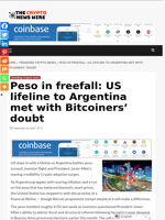 Peso in freefall: US lifeline to Argentina met with Bitcoiners’ doubt - The Crypto News Wire