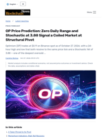 OP Price Prediction: Zero Daily Range and Stochastic at 3.88 Signal a Coiled Market at Structural Pivot - Blockchain.News