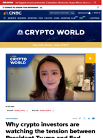 Why crypto investors are watching the tension between President Trump and Fed Chair Powell