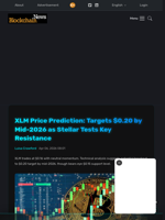 XLM Price Prediction: Targets $0.20 by Mid-2026 as Stellar Tests Key Resistance - Blockchain.News