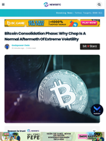 Bitcoin Consolidation Phase: Why Chop Is A Normal Aftermath Of Extreme Volatility