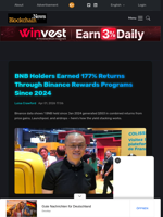 BNB Holders Earned 177% Returns Through Binance Rewards Programs Since 2024 - Blockchain.News