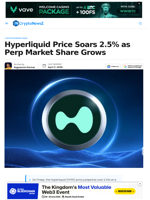 Hyperliquid Price Soars 2.5% as Perp Market Share Grows