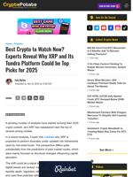 Best Crypto to Watch Now? Experts Reveal Why XRP and Its Tundra Platform Could be Top Picks for 2025