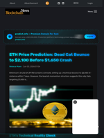ETH Price Prediction: Dead Cat Bounce to $2,100 Before $1,650 Crash - Blockchain.News