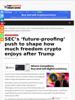 SEC’s ‘future-proofing’ push to shape how much freedom crypto enjoys after Trump - The Crypto News Wire