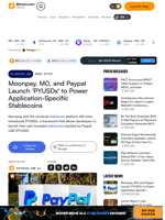 Moonpay, M0, and Paypal Launch 'PYUSDx' to Power Application-Specific Stablecoins – News Bytes Bitcoin News