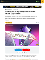Vesting NFTs Surge on BNB Chain as Token Lockups Become Tradable