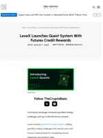 LeveX Launches Quest System With Futures Credit Rewards