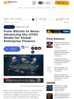 From Bitcoin to Nexa: Advancing the UTXO Model for Global Enterprise Finance – Branded Spotlight Bitcoin News