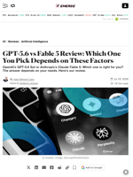 GPT-5.6 vs Fable 5 Review: Which One You Pick Depends on These Factors - Decrypt