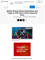 Market Veteran Shares Expectations and Target as XRP Starts a Much-Expected Move