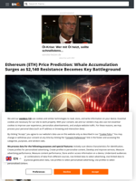 Ethereum (ETH) Price Prediction: Whale Accumulation Surges as $2,140 Resistance Becomes Key Battleground - Brave New Coin