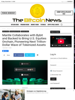 Mantle Collaborates with Bybit and Backed to Bring U.S. Equities Onchain, Pioneering Next Trillion-Dollar Wave of Tokenized Assets