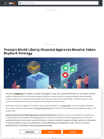 Trump's World Liberty Financial Approves Massive Token Buyback Strategy - Brave New Coin