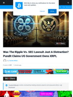 Was The Ripple Vs. SEC Lawsuit Just A Distraction? Pundit Claims US Government Owns XRPL | Bitcoinist.com