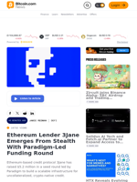 Ethereum Lender 3Jane Emerges From Stealth With Paradigm-Led Funding Round – Defi Bitcoin News