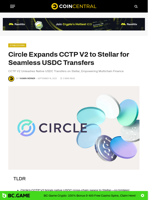 Circle Expands CCTP V2 to Stellar for Seamless USDC Transfers